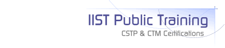 IIST Upcoming Public Training Software Testing Courses