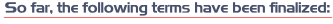 IIST Terminology Terms